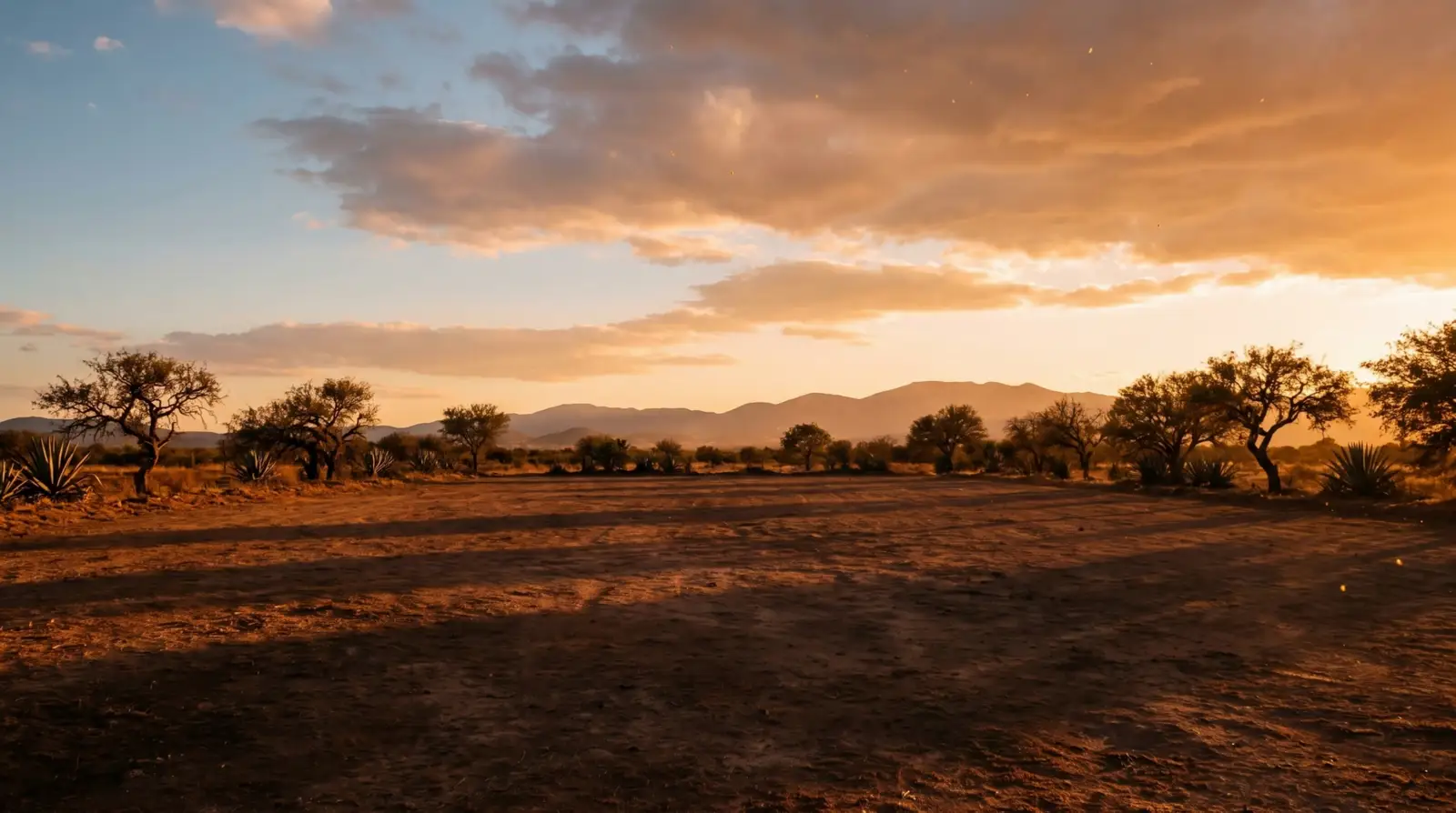 Atardecer en el Valle del Mezquital: una casa nueva sobre la tierra